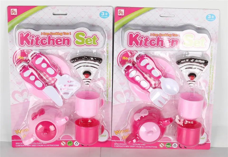 Small Suction Plate Tableware (2 types mixed) Blister Board wholesale from Qili Toys