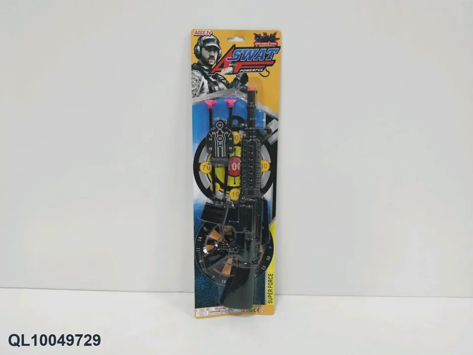Soft Bullet Gun Police Suit Series Blister Board wholesale from Qili Toys