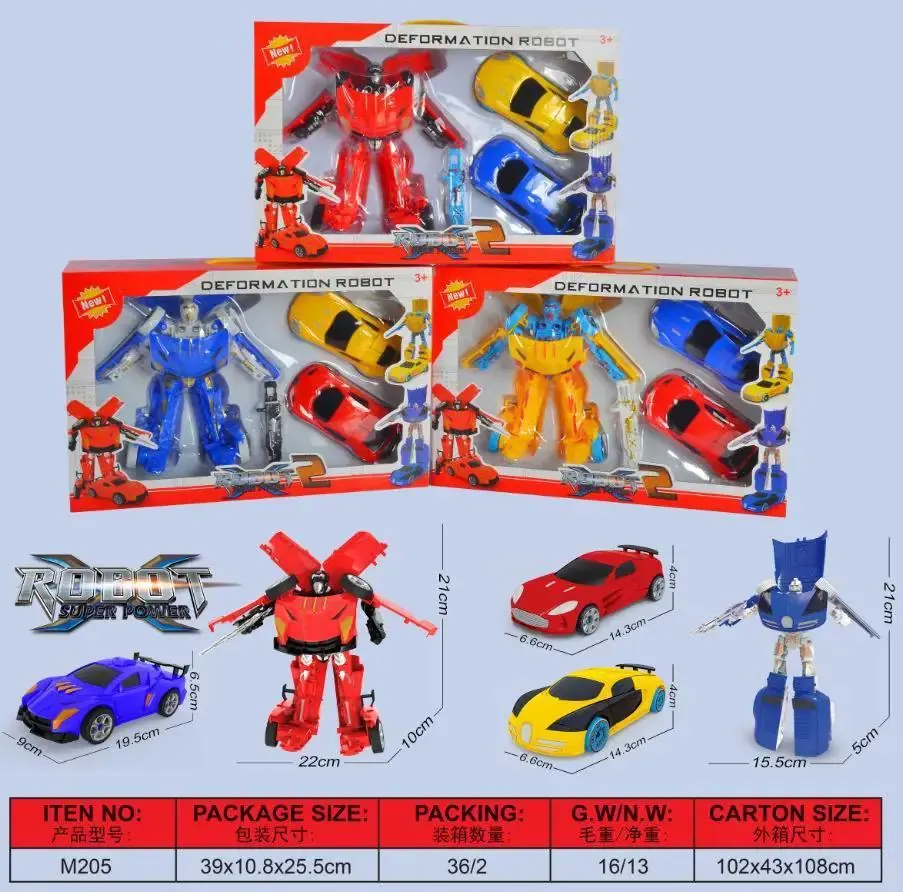 Transforming Robot Display Box wholesale from Qili Toys