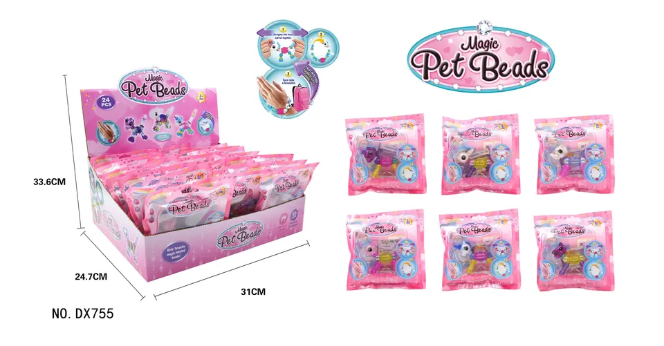 Twisty Petz DIY Magic Animal Transforming Bracelet - Assorted Pack Of 6 Styles Gift Bags + Display Boxes wholesale from Qili Toys