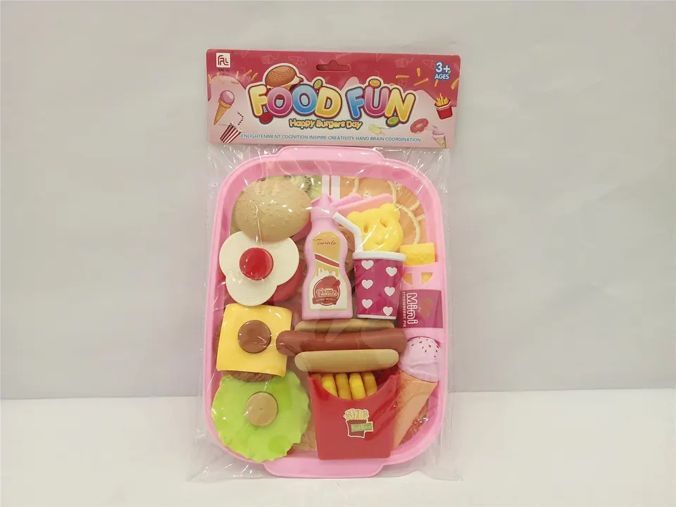 (gcc, assembled burger combo 26pcs) PVC Header Bag wholesale from Qili Toys