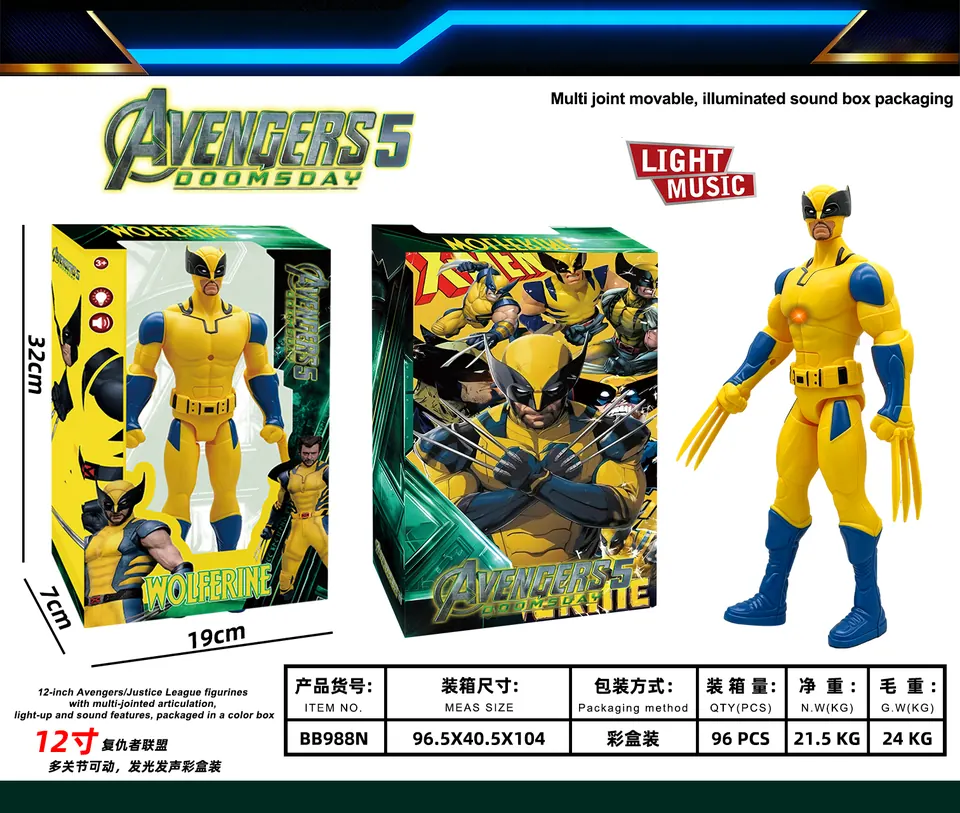 Wolverine Avenger Color Box wholesale from Qili Toys