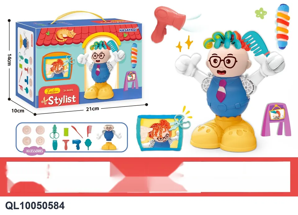 Barber Clay Accessories (no clay) Color Box wholesale from Qili Toys