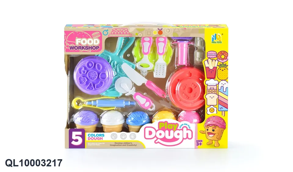 Clay Pizza Cake Set Window Box wholesale from Qili Toys