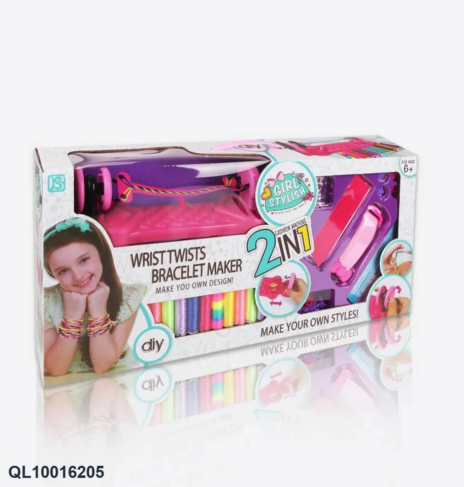 DIY 2-In-1 Jewelry Braiding Combination Window Box wholesale from Qili Toys