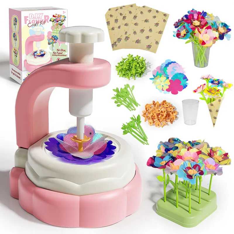 DIY Embossing Machine (pink) Color Box wholesale from Qili Toys