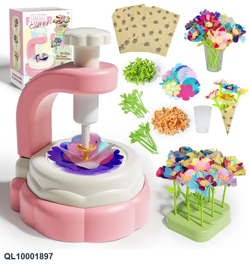 DIY Embossing Machine (pink) Color Box wholesale from Qili Toys