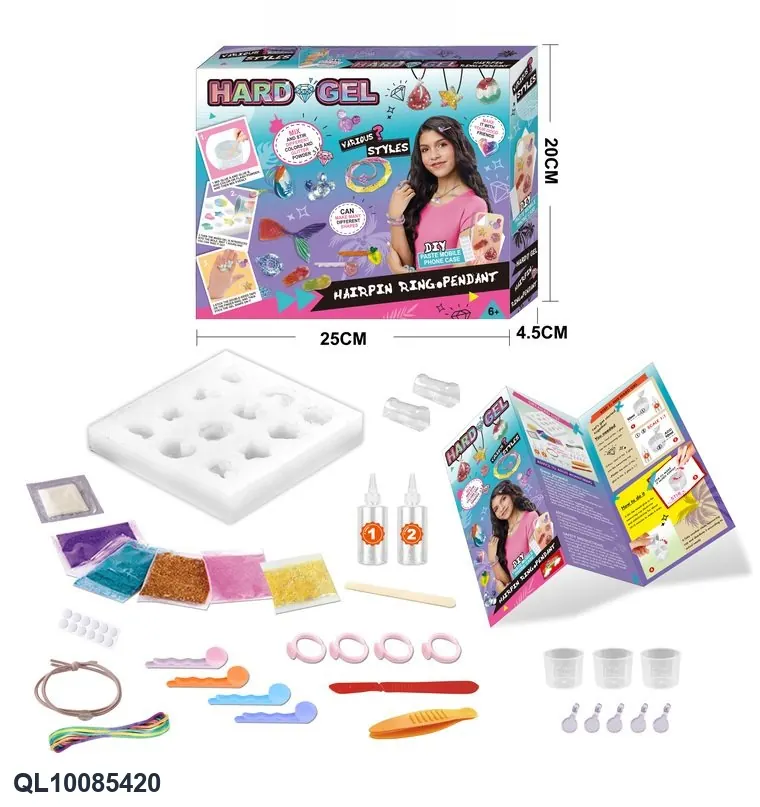 DIY Hard Gel Modeling Clay (cartoon series) - Assorted Colors Color Box wholesale from Qili Toys