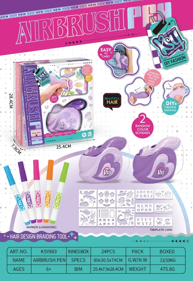DIY Jewelry Airbrush Window Box wholesale from Qili Toys