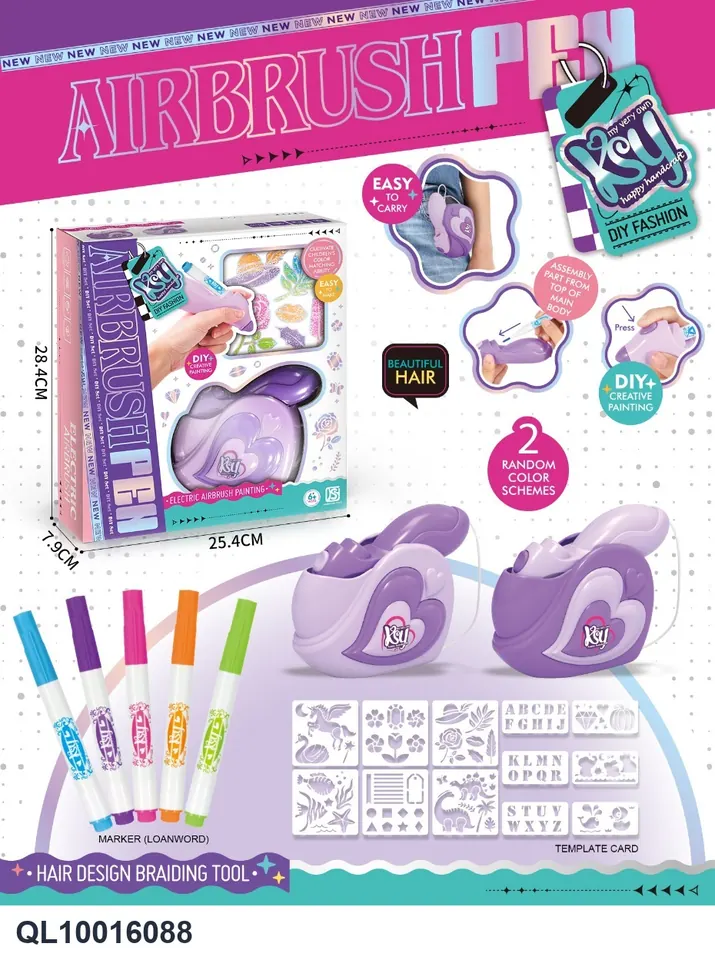 DIY Jewelry Airbrush Window Box wholesale from Qili Toys