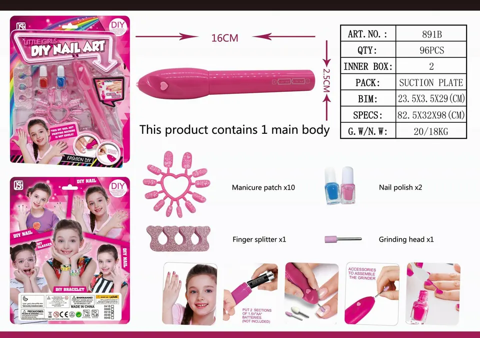 DIY Manicure And Manicure Accessories Set Insert Board wholesale from Qili Toys