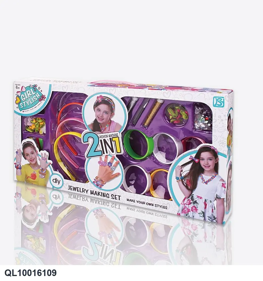 DIY Two-In-One Jewelry Weaving Combination Window Box wholesale from Qili Toys