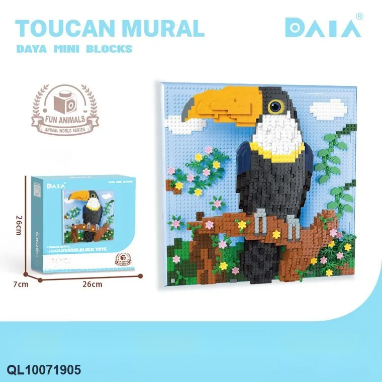 Fresco Depicting A Large-Beaked Bird Boxed wholesale from Qili Toys