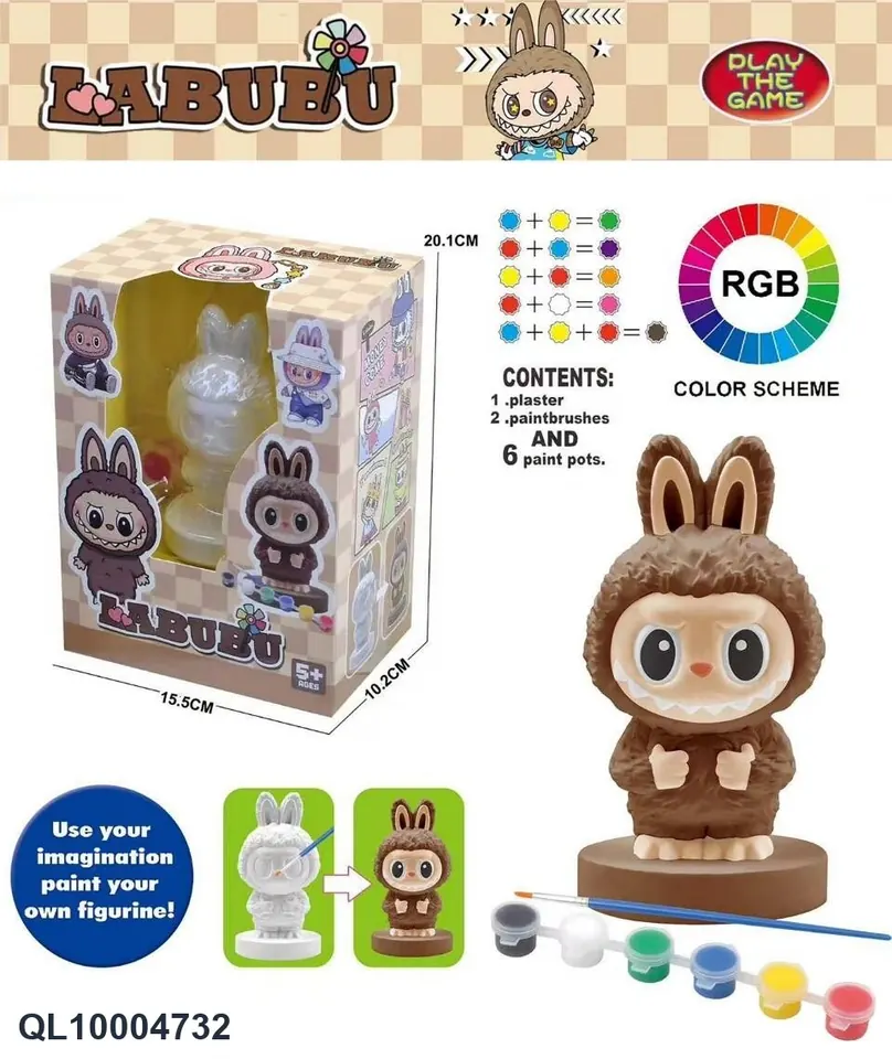 Labub Plaster Window Box wholesale from Qili Toys