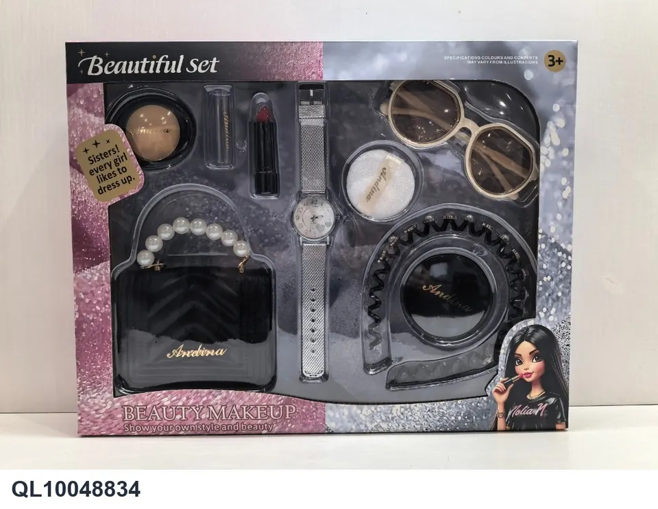 Little Girl Dresses Up Bags And Accessories Window Box wholesale from Qili Toys
