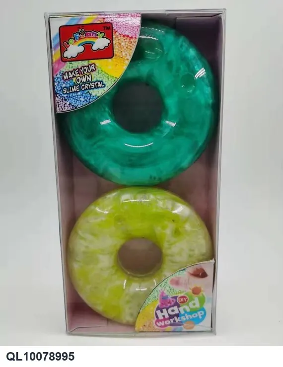 Slime Dough, 180G, Glossy Crystal Clay, PVC Box (2 pieces) PVC Box wholesale from Qili Toys