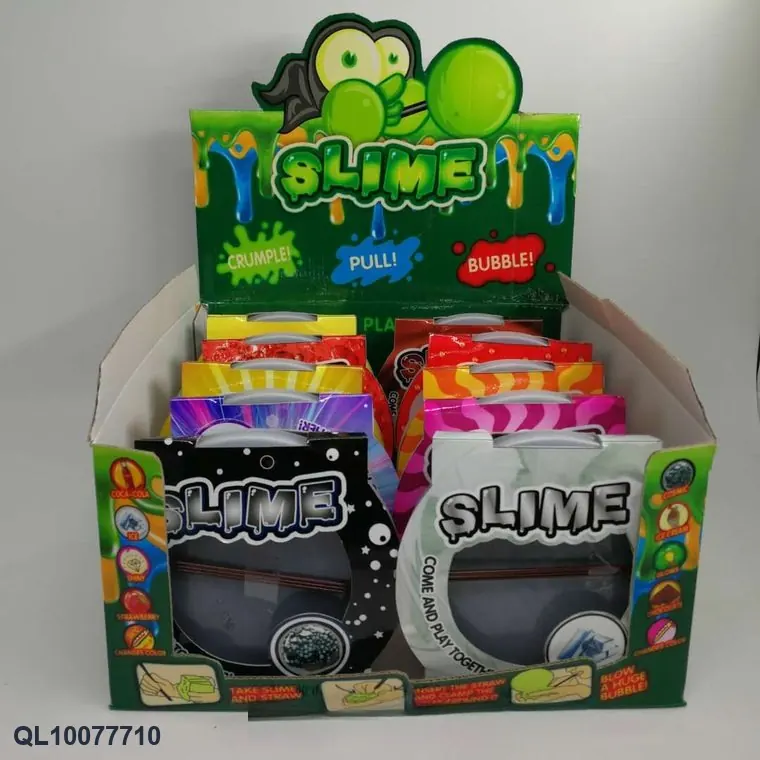 Slime Ninja 400G Crystal Slime Display Box (10 cans) Color Box wholesale from Qili Toys