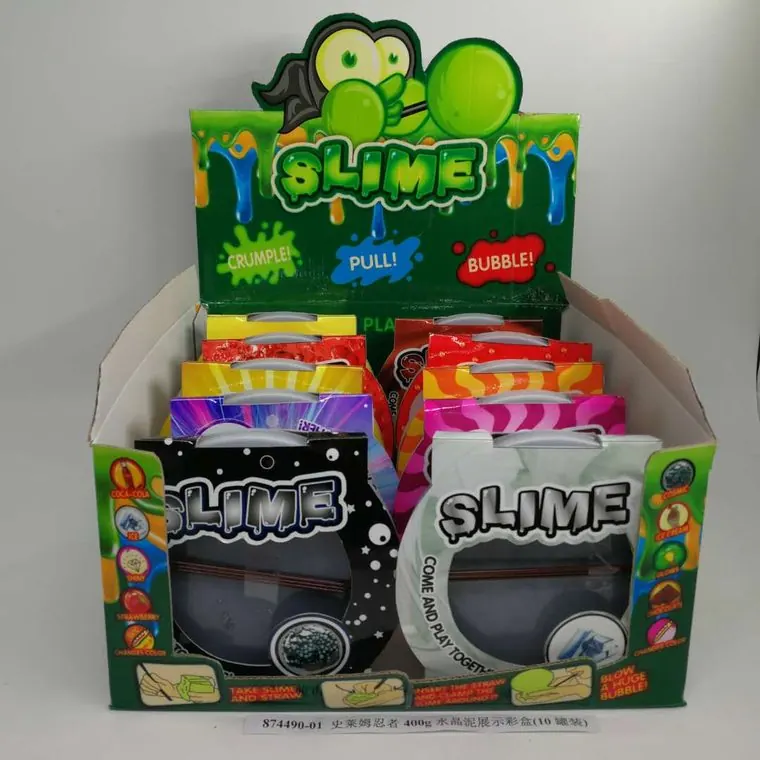 Slime Ninja 400G Crystal Slime Display Box (10 cans)