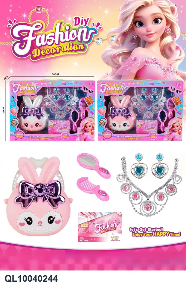 Stylish Girls Accessories Set Window Box wholesale from Qili Toys