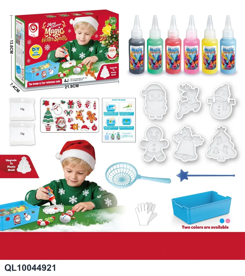 Water Elf Magic DIY 21-Piece Set (blue pink, mixed) Color Box wholesale from Qili Toys