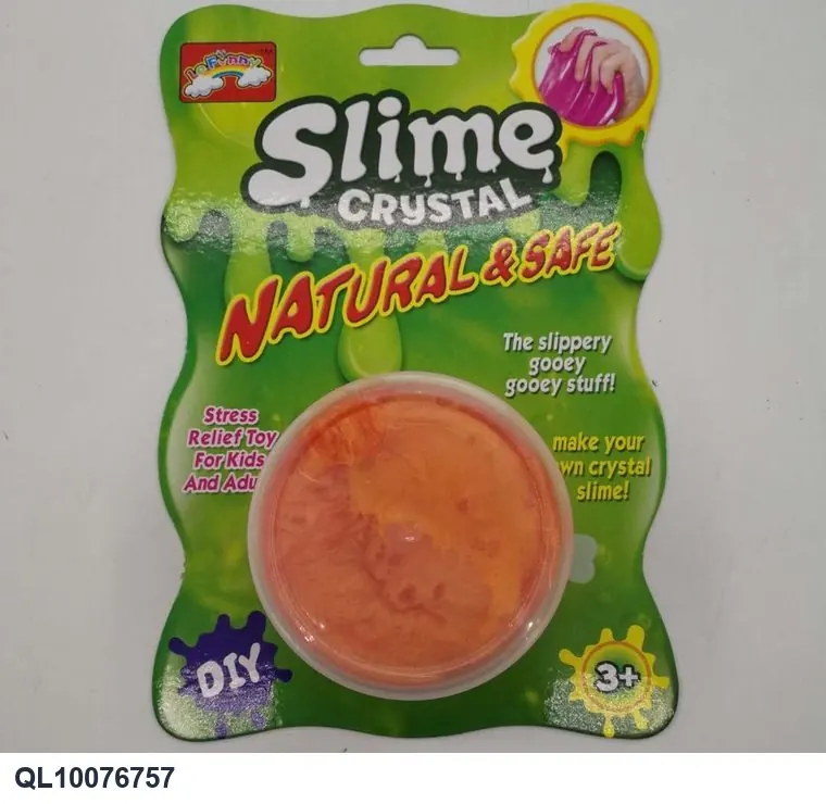 110G Of Translucent, Glittery Slime In A Pack (also available in a can) Cardboard Packaging wholesale from Qili Toys