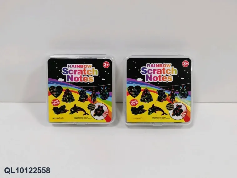 Creative Scratch-And-Reveal Art In Plastic Boxes Plastic Box wholesale from Qili Toys