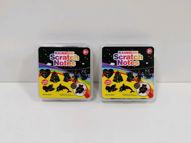 Creative Scratch-And-Reveal Art In Plastic Boxes Plastic Box wholesale from Qili Toys
