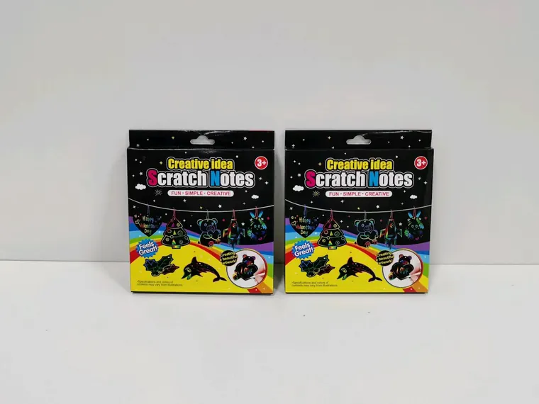 Creative Scratch-And-Reveal Artwork In A Box Color Box wholesale from Qili Toys
