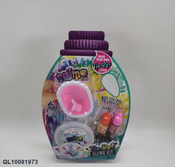 DIY Laundry Detergent-Shaped Slime: 110G Of Slime, Glitter, 2 Bottles Of Dye, A Wooden Stick, And A Straw. In wholesale from Qili Toys