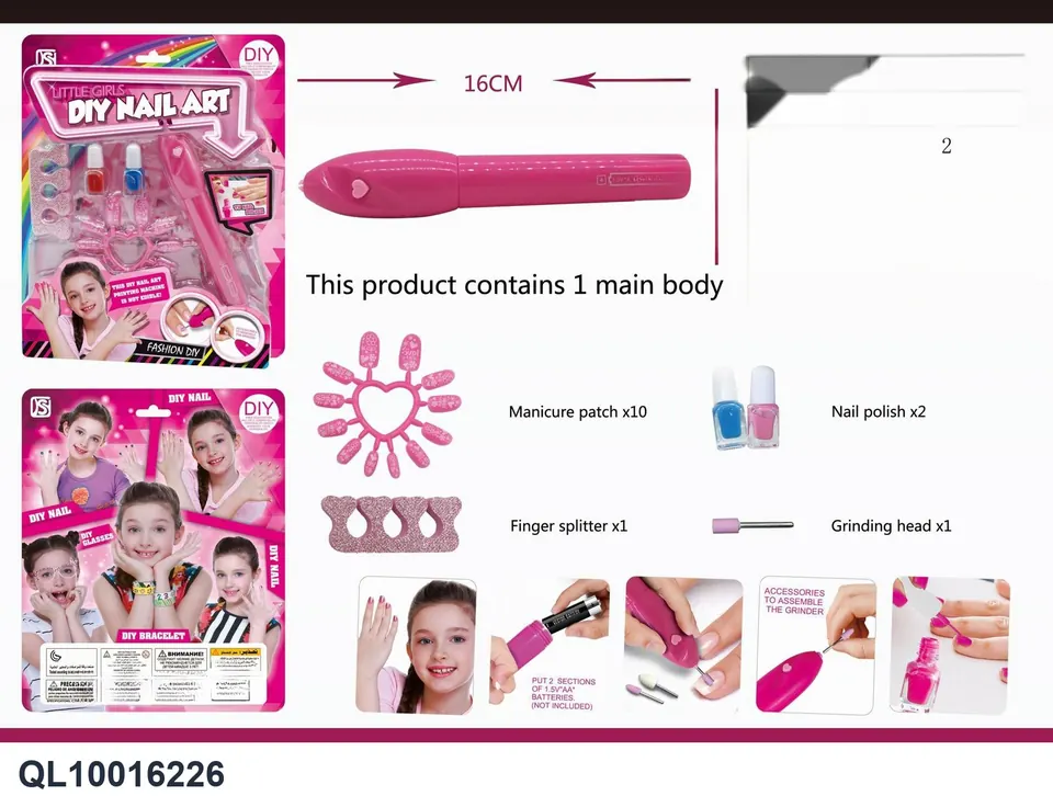 DIY Manicure And Manicure Accessories Set Insert Board wholesale from Qili Toys