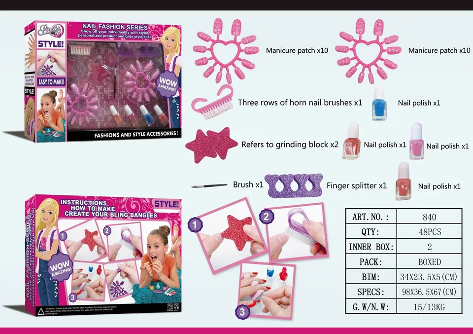 DIY Nail Art Accessories Window Box wholesale from Qili Toys