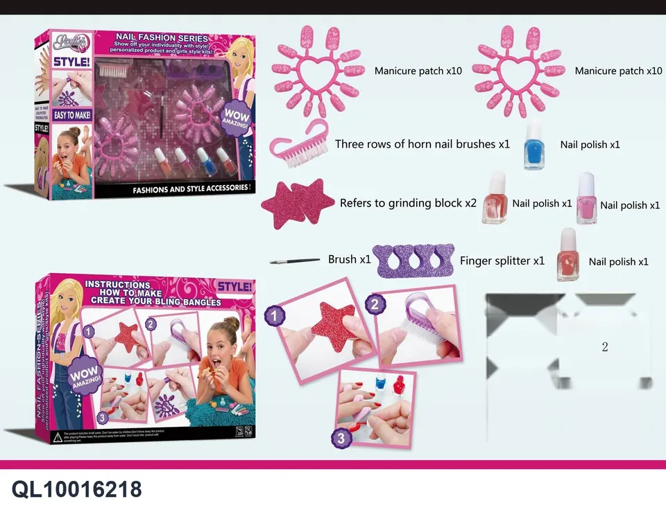 DIY Nail Art Accessories Window Box wholesale from Qili Toys
