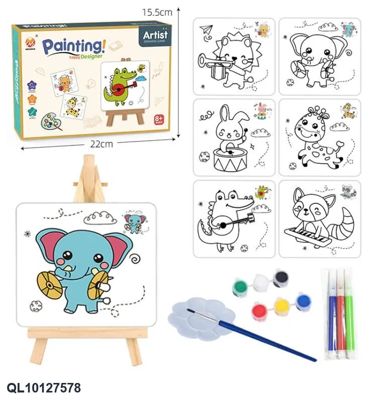 Graffiti Art Set Color Box wholesale from Qili Toys