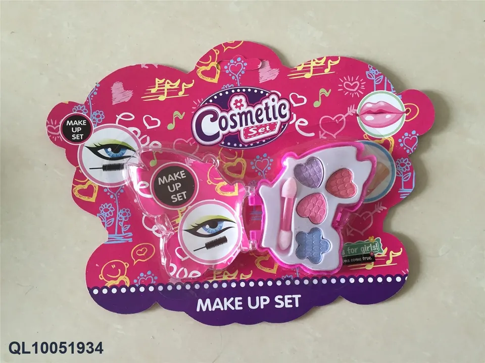 Suction Version Love Cosmetics Girl Makeup Cosmetics Blister Board wholesale from Qili Toys