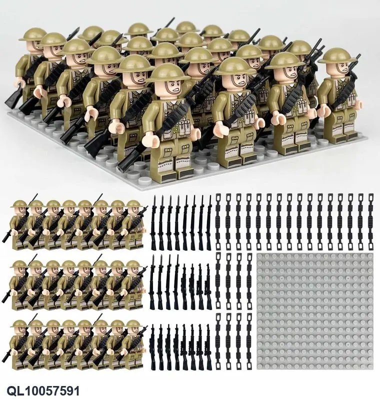 24 British Troops Bagged Pack wholesale from Qili Toys