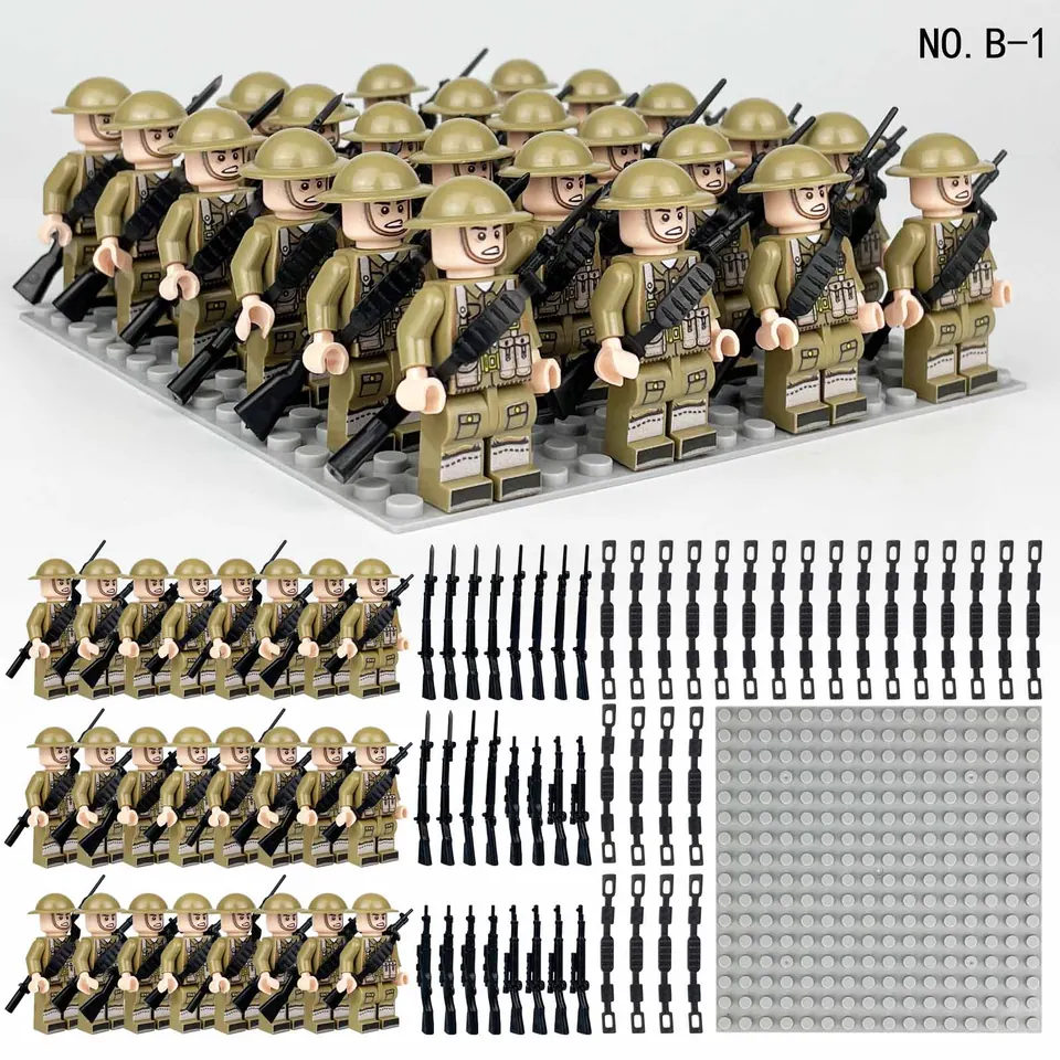 24 British Troops Bagged Pack wholesale from Qili Toys