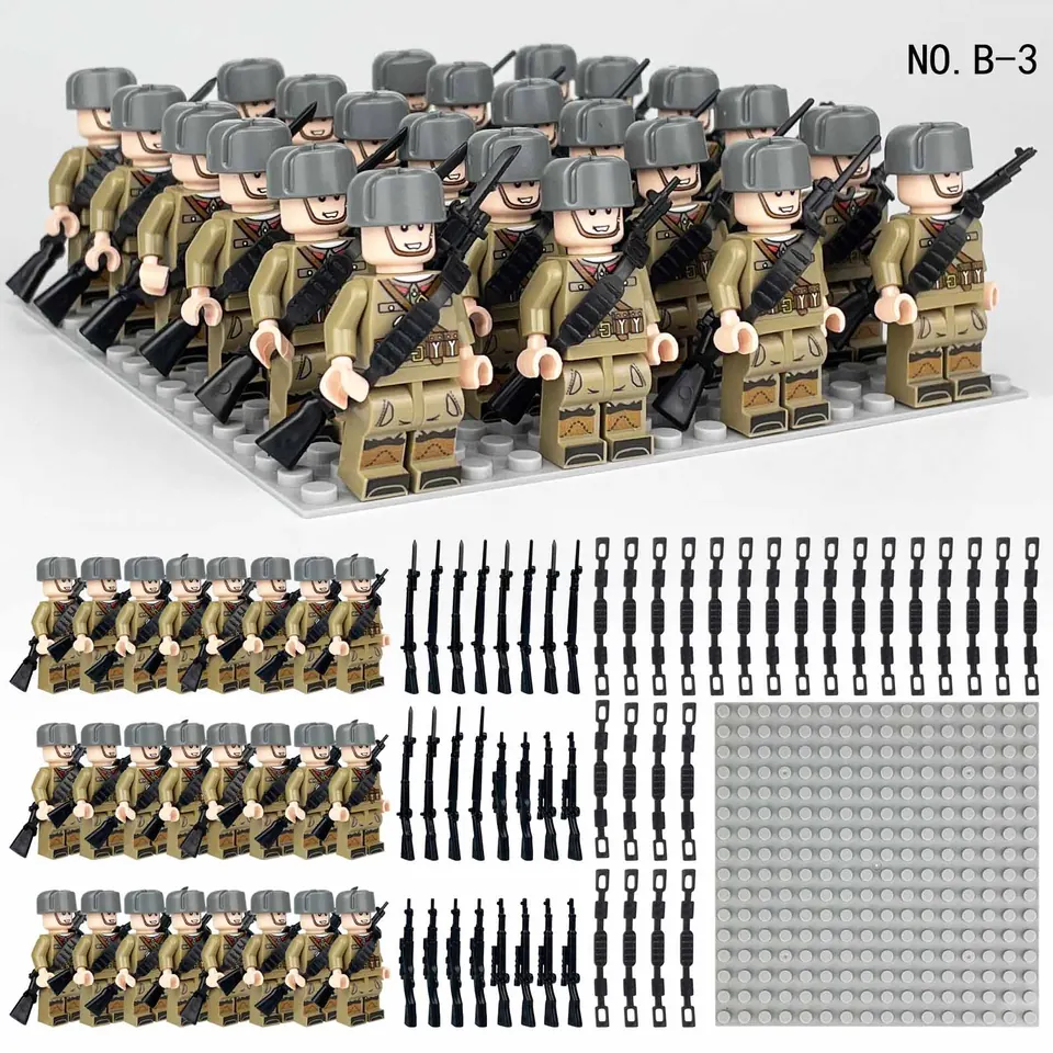 24 Soviet Troops Bagged Pack wholesale from Qili Toys