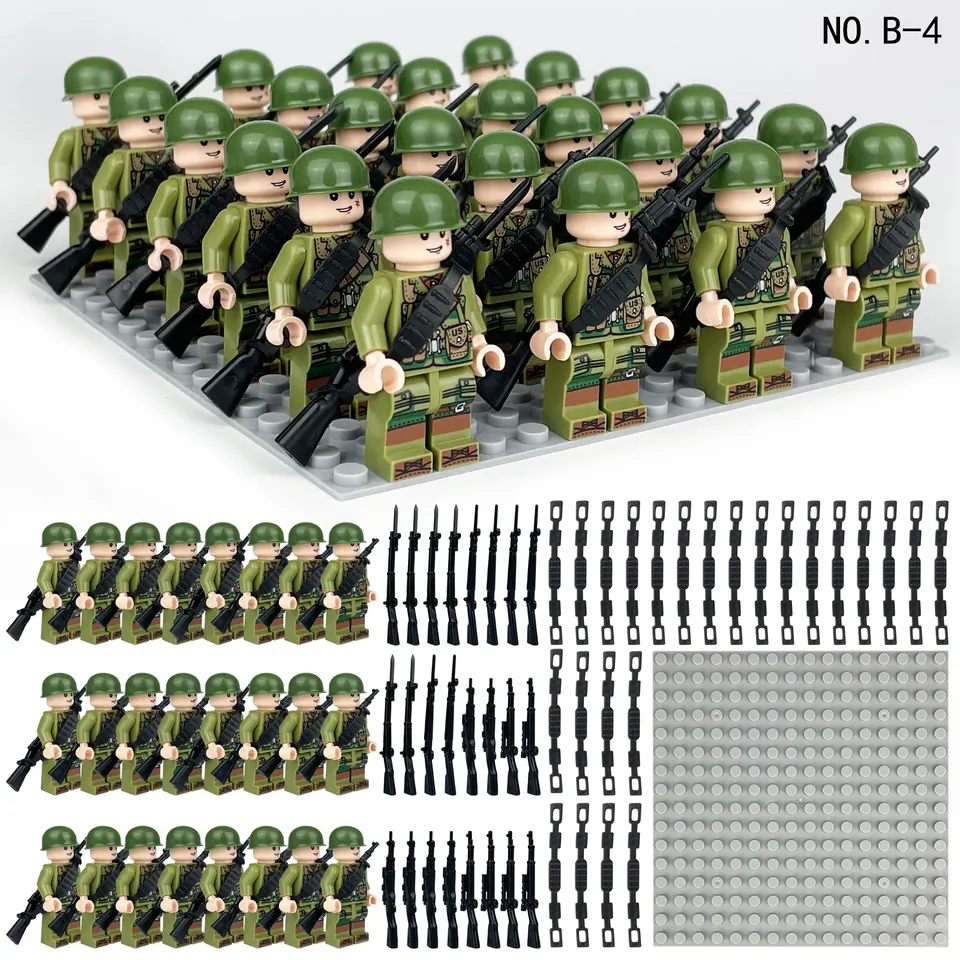 24 US Troops Bagged Pack wholesale from Qili Toys