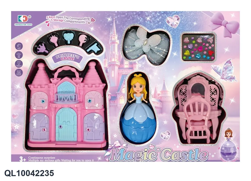 Blind Box Castle Princess Gift Box Window Box wholesale from Qili Toys