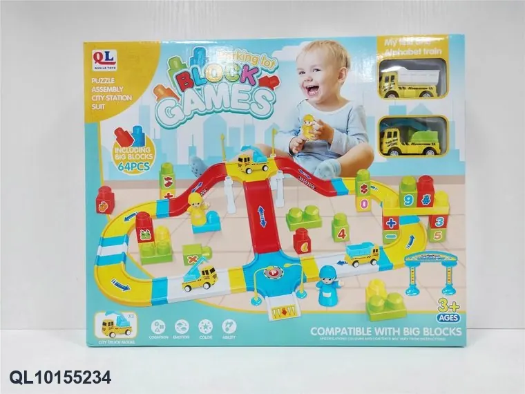 Building Block Tracks Window Box wholesale from Qili Toys