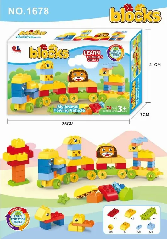 Building Blocks Color Box wholesale from Qili Toys