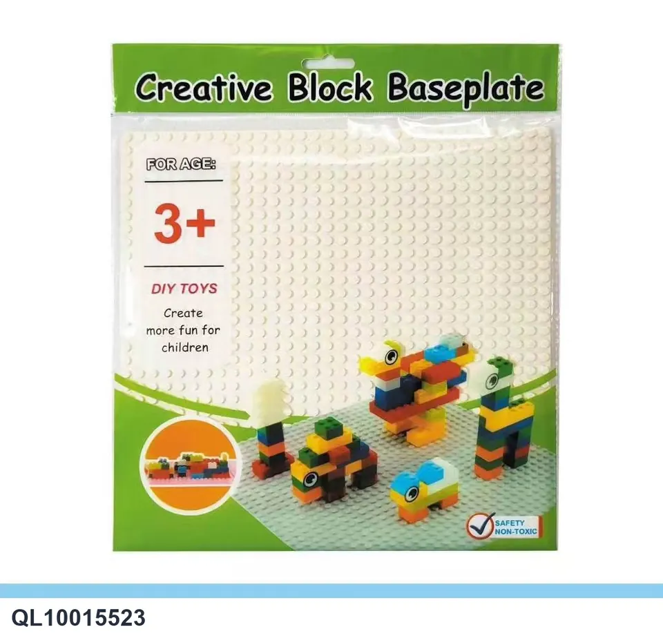 Classic Brick-Compatible Small Particle Building Block Base Plate 32*32 Color Bag Color Bag wholesale from Qili Toys
