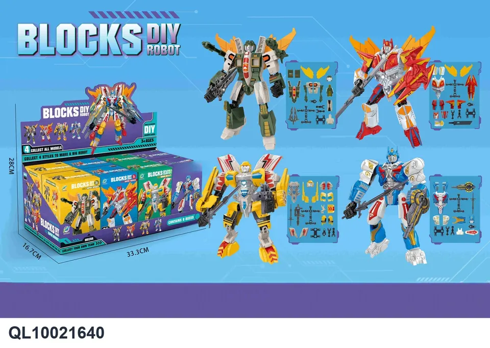 Creative Assembly Building Blocks Set Display Box wholesale from Qili Toys