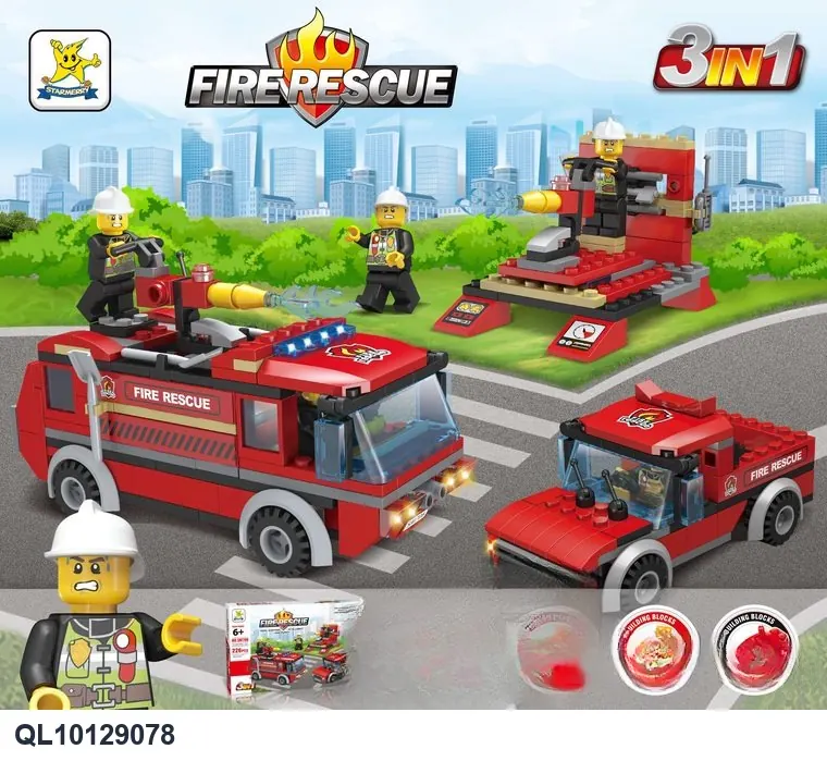 Creative Assembly Building Blocks Set Color Box wholesale from Qili Toys