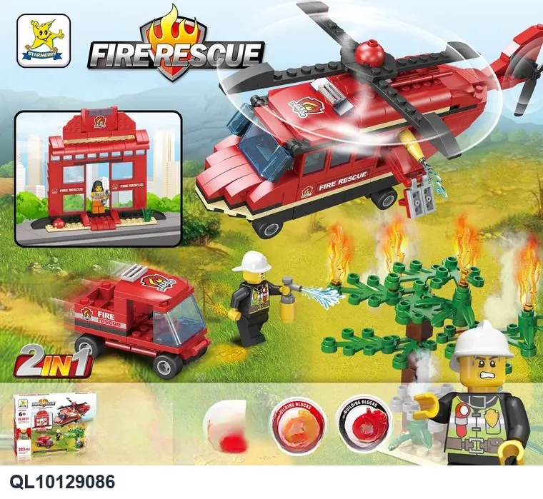 Creative Assembly Building Blocks Set Color Box wholesale from Qili Toys