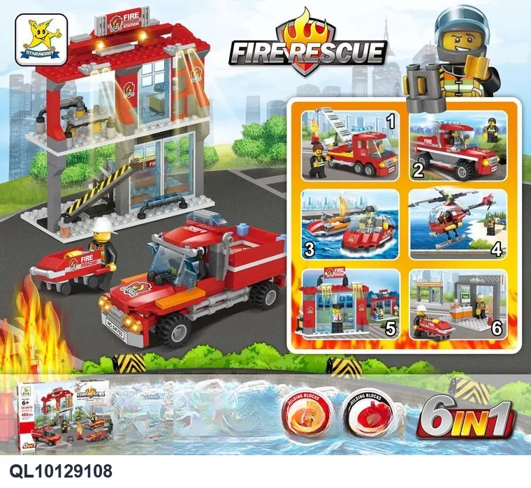 Creative Assembly Building Blocks Set Portable Color Box wholesale from Qili Toys