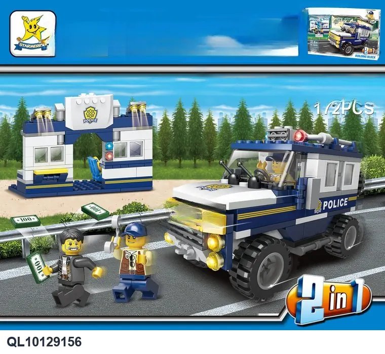 Creative Assembly Building Blocks Set Color Box wholesale from Qili Toys