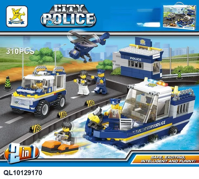 Creative Assembly Building Blocks Set Color Box wholesale from Qili Toys
