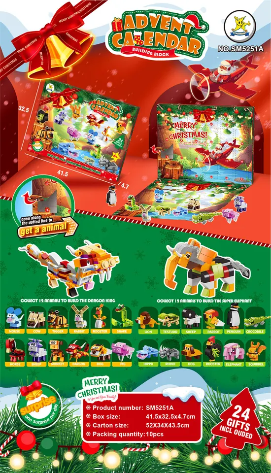Creative Assembly Building Blocks Set Prize Box wholesale from Qili Toys