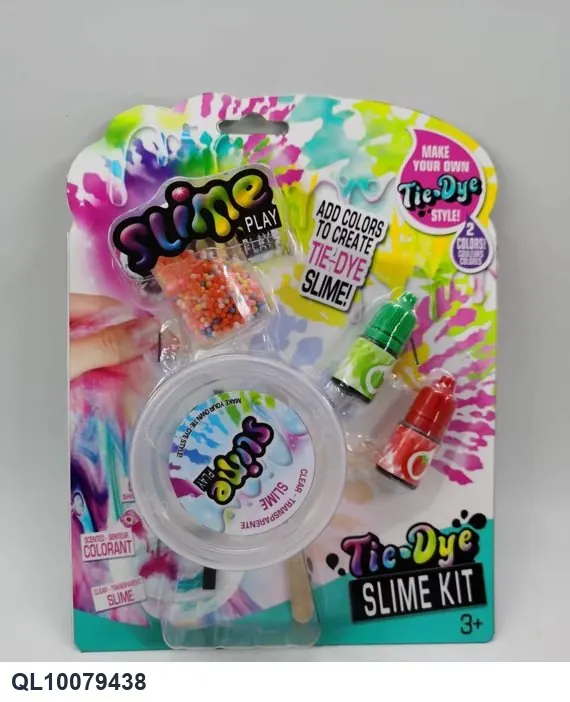 DIY: 110G Slime, 1 Bottle Of Foam Beads, 2 Bottles Of Food Coloring, And Tools (wooden sticks, straws) In wholesale from Qili Toys